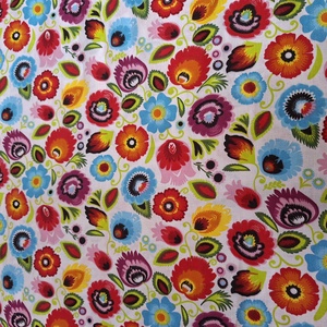 Virágmintás szoknya 50 cm - ruha & divat - női ruha - szoknya - Meska.hu