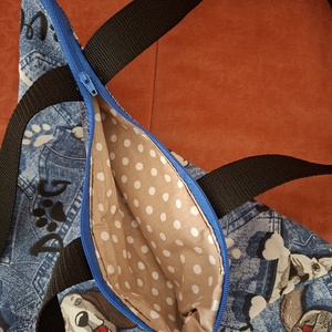 Kutyás táska - táska & tok - bevásárlás & shopper táska - shopper, textiltáska, szatyor - Meska.hu