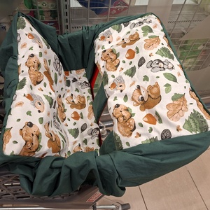 Állatmintás bevásárlókocsi huzat - Bevásárló kocsihuzat - Meska.hu