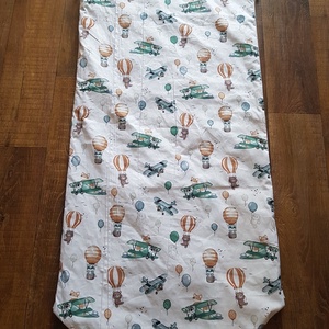 Léghajós, gumis, bélelt, vízhatlan lepedő ovis fektetőhöz - Meska.hu