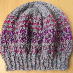 Norvég mintás, alpaka sapka - Meska.hu