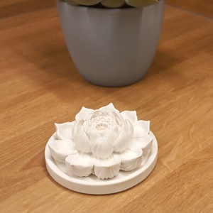 Lótusz aromakő, diffúzor - otthon & életmód - dekoráció - asztal és polc dekoráció - kavics & kő - Meska.hu