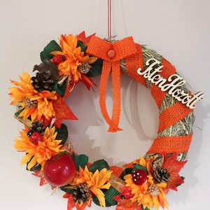 Őszi ajtódísz - Meska.hu