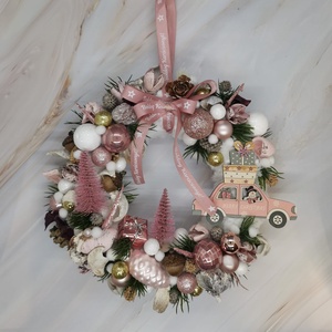 Karácsonyi ajtódísz - Meska.hu