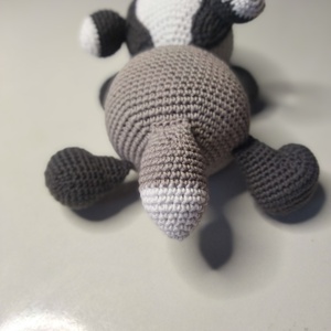 Horgolt borz, 25 cm  - játék & sport - plüssállat & játékfigura - más figura - Meska.hu