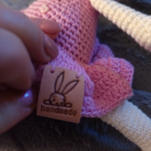 Horgolt nyuszi, 30 cm - játék & sport - plüssállat & játékfigura - nyuszi - Meska.hu