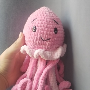 Horgolt Medúza - játék & sport - plüssállat & játékfigura - más figura - Meska.hu