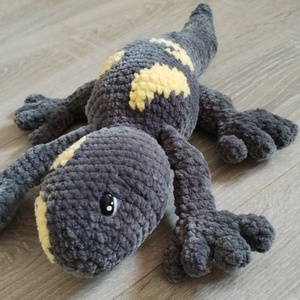 Horgolt Szalamandra - játék & sport - plüssállat & játékfigura - más figura - Meska.hu