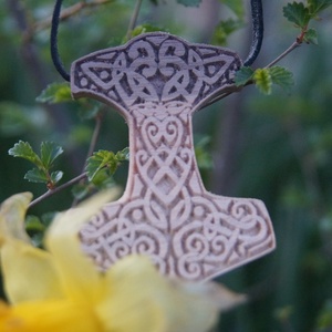 Mjölnir- Thor kalapácsa Viking médál - egyedi felirattal kérhető - ékszer - nyaklánc - medál - Meska.hu