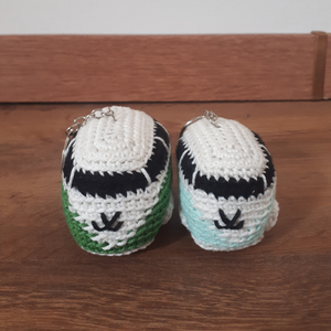 Volkswagen Kisbusz Hippibusz Horgolt Amigurumi Kulcstartó - táska & tok - kulcstartó & táskadísz - kulcstartó - Meska.hu