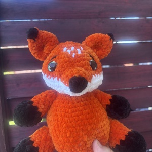 Horgolt róka plüss, Játék & Sport, Plüssállat & Játékfigura, Róka, Horgolás, Varrás, MESKA