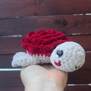 Valentin rózsa teki - játék & sport - plüssállat & játékfigura - teknős - Meska.hu