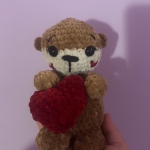 Valentin vidra plüss - Meska.hu