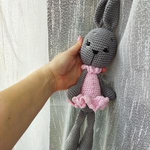 Horgolt nyuszi - játék & sport - plüssállat & játékfigura - nyuszi - Meska.hu