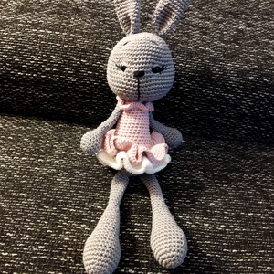 Horgolt nyuszi  - játék & sport - plüssállat & játékfigura - nyuszi - Meska.hu