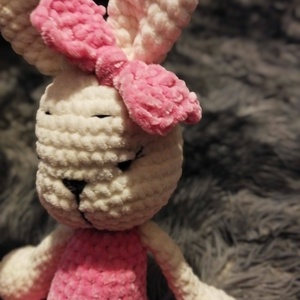 Nagy méretű horgolt plüss nyuszi  - játék & sport - plüssállat & játékfigura - nyuszi - Meska.hu