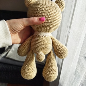 Horgolt maci - játék & sport - plüssállat & játékfigura - maci - Meska.hu