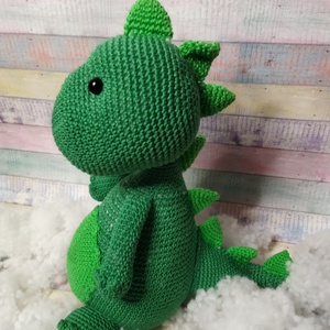 Horgolt dínó - játék & sport - plüssállat & játékfigura - plüss dínók - Meska.hu