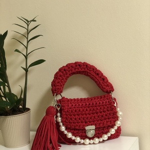 Horgolt Kézitáska, Táska & Tok, Kézitáska & válltáska, Alkalmi táska, Horgolás, MESKA