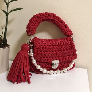 Horgolt Kézitáska - táska & tok - kézitáska & válltáska - alkalmi táska - Meska.hu