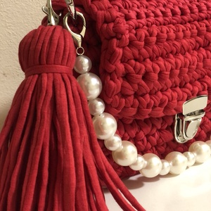 Horgolt Kézitáska - táska & tok - kézitáska & válltáska - alkalmi táska - Meska.hu