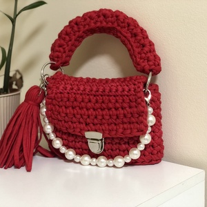 Horgolt Kézitáska - táska & tok - kézitáska & válltáska - alkalmi táska - Meska.hu