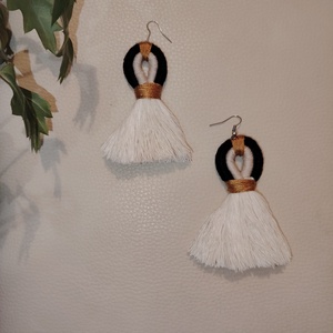 Fülbevaló , Ékszer, Fülbevaló, Csillár fülbevaló, Csomózás, MESKA