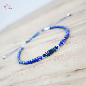 Lápisz lazuli és zafír karkötő - Meska.hu