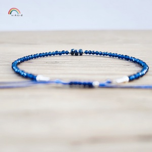 Zafír karkötő - ékszer - karkötő - ásványkarkötő - Meska.hu