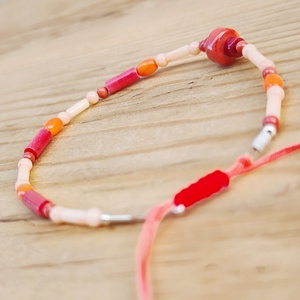 Korall karkötő - ékszer - karkötő - ásványkarkötő - Meska.hu