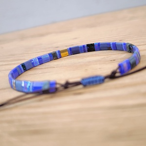 Selymes üveggyöngy karkötő - indigó - ékszer - karkötő - gyöngyös karkötő - Meska.hu Selymes üveggyöngy karkötő - indigó - ékszer - karkötő - gyöngyös karkötő - Meska.hu