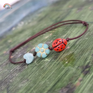 Katica egyszál karkötő - ékszer - karkötő - karkötő medállal - Meska.hu