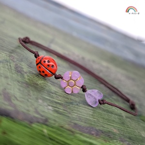 Katica egyszál karkötő - Meska.hu