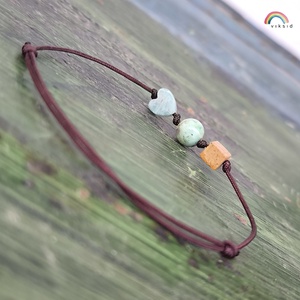 Ásvány egyszál karkötő - ékszer - karkötő - karkötő medállal - Meska.hu