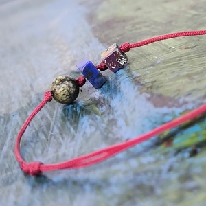 Ásvány egyszál karkötő - ékszer - karkötő - karkötő medállal - Meska.hu