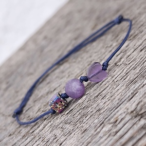 Ásvány egyszál karkötő - Meska.hu