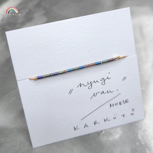 Morze karkötő / nyugi van. - ékszer - karkötő - karkötő medállal - Meska.hu