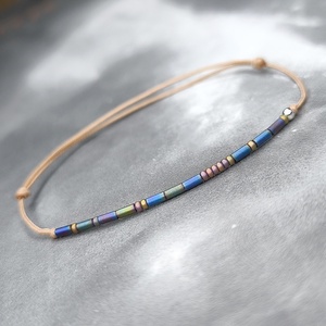 Morze karkötő / nyugi van. - ékszer - karkötő - karkötő medállal - Meska.hu