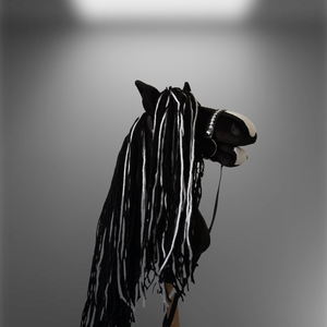 Hobby Horse Shadow kötőfékkel kantárral. - játék & sport - plüssállat & játékfigura - ló - Meska.hu
