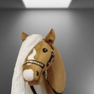 Hobby Horse  Goldstar kötőfékkel kantárral. - játék & sport - sport és kikapcsolódás - lovaglás - Meska.hu