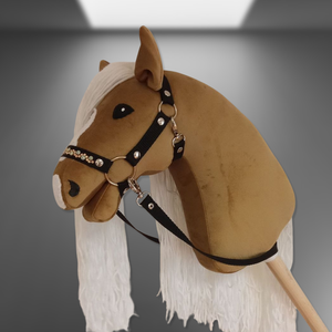Hobby Horse  Goldstar kötőfékkel kantárral. - játék & sport - sport és kikapcsolódás - lovaglás - Meska.hu
