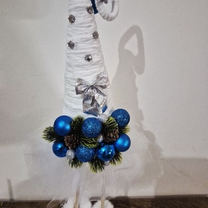 Tüll Szoknyás Karácsonyi Manófa � LED Világítással (50 cm) - Meska.hu