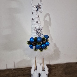 Tüll Szoknyás Karácsonyi Manófa � LED Világítással (50 cm) - karácsony - karácsonyi lakásdekoráció - karácsonyfa, grincsfa - Meska.hu