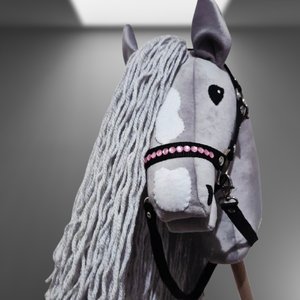 Hobby Horse Silver2  kötőfékkel kantárral. - játék & sport - plüssállat & játékfigura - ló - Meska.hu
