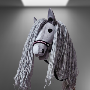 Hobby Horse Silver2  kötőfékkel kantárral. - játék & sport - plüssállat & játékfigura - ló - Meska.hu
