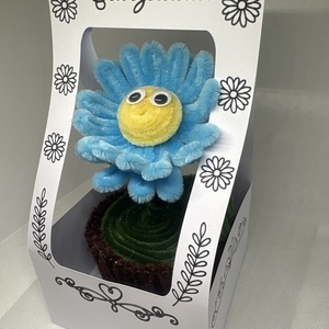 Zsenília virágocska, asztaldísz - Meska.hu