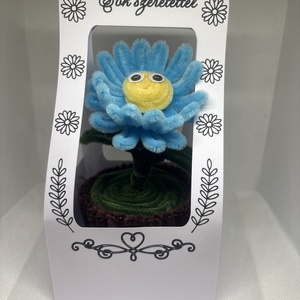 Zsenília virágocska, asztaldísz - otthon & életmód - dekoráció - virágdísz és tartó - csokor & virágdísz - Meska.hu