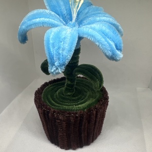 Zsenília virágocska, asztaldísz - otthon & életmód - dekoráció - virágdísz és tartó - csokor & virágdísz - Meska.hu