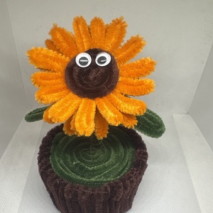 Zsenília virágocska, asztaldísz - Meska.hu