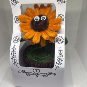 Zsenília virágocska, asztaldísz - otthon & életmód - dekoráció - virágdísz és tartó - csokor & virágdísz - Meska.hu